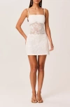 Sndys Sofie Lace Minidress In White