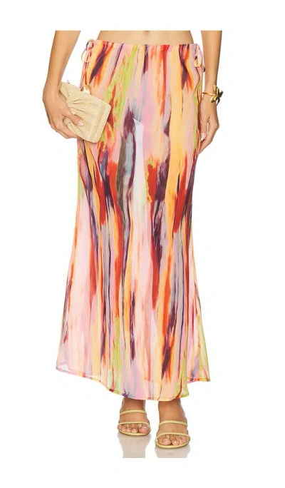 Sndys St. Barts Maxi Skirt In Multi