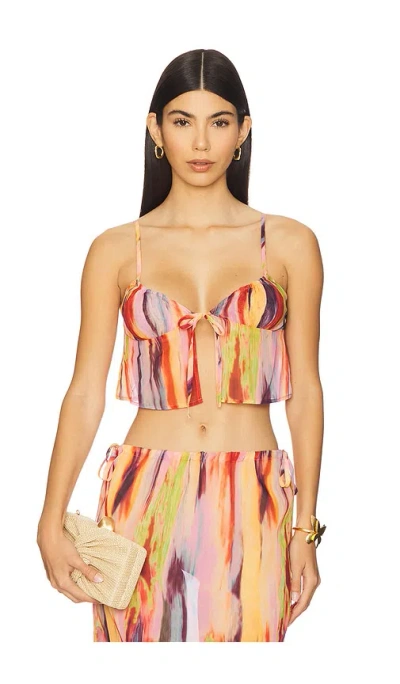 Sndys St. Barts Tie Up Top In Multi