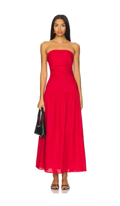 Sndys Stella Maxi Dress In 레드