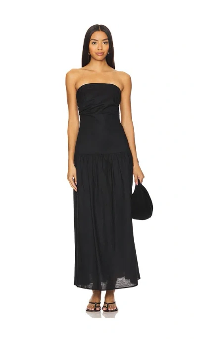 Sndys Stella Maxi Dress In Black