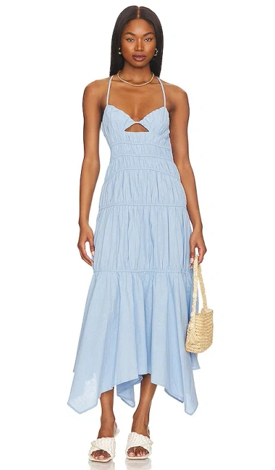 Sndys Tahlia Dress In Baby Blue