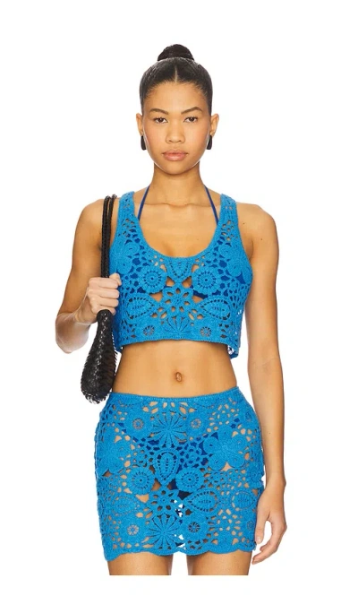 Sndys Tala Top In Blue