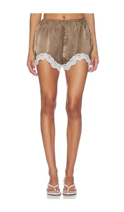 Sndys Tammi Lace Short In Brown