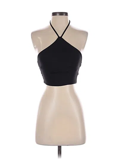 Sndys Tank Top Black Halter Neckline Tops