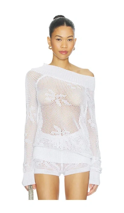 Sndys Terra Knit Top In White