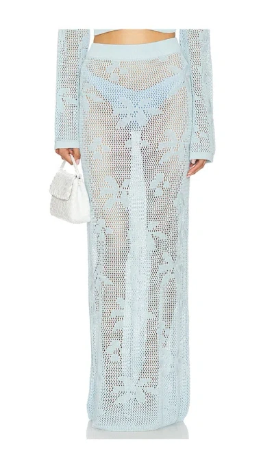 Sndys Terra Maxi Skirt In Glacial