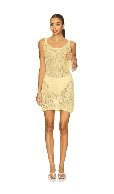 Sndys Terrina Mini Dress In Neutral