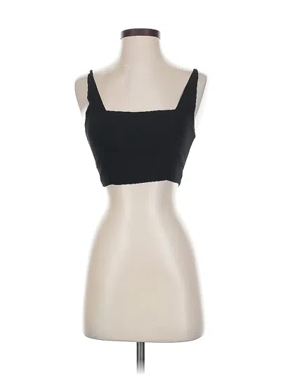 Pre-owned Sndys Tube Top Black Strapless Neckline Tops