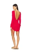 Sndys X Revolve Turn Back Time Mini Dress In 레드