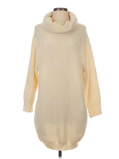 Pre-owned Sndys Turtleneck Sweater In White