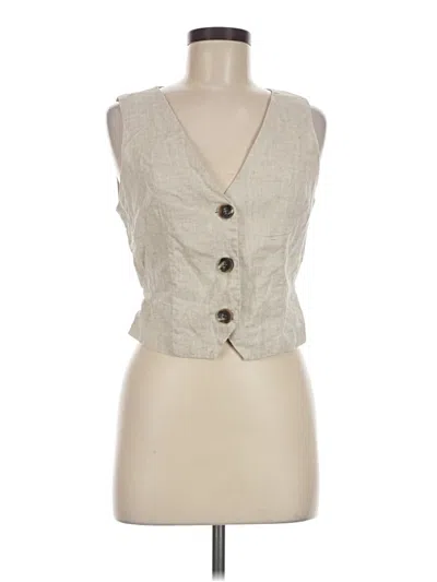 Pre-owned Sndys Vest In Ivory