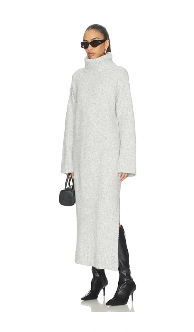 Sndys Willow Sweater Dress In Gray