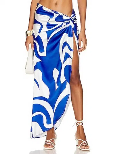 Sndys Women's Kai Skirt In Blue Swirl