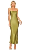 Sndys X Revolve Angel Strapless Midi Dress In Olive