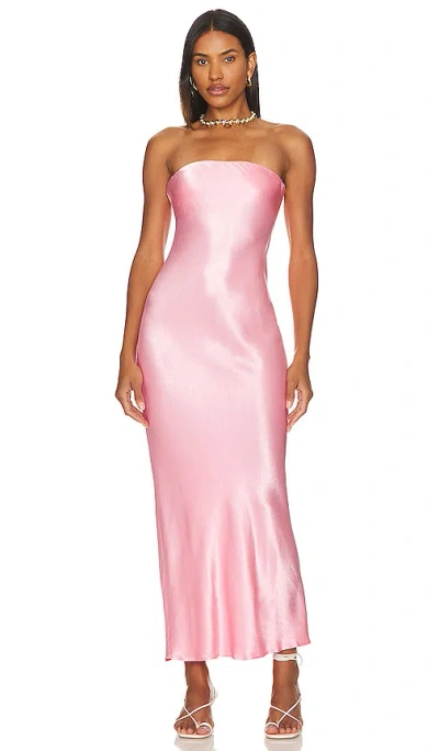 Sndys X Revolve Angel Strapless Midi Dress In Pink