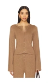 Sndys X Revolve August Button Down Top In Brown