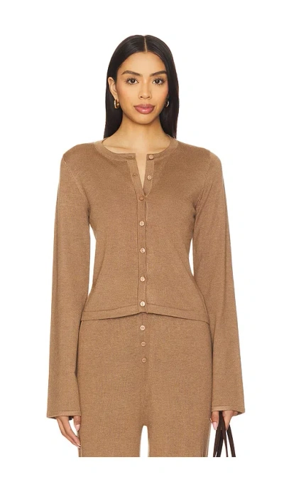 Sndys X Revolve August Button Down Top In Brown