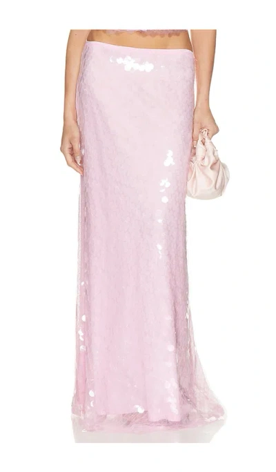 Sndys X Revolve Calliope Maxi Skirt In Pink