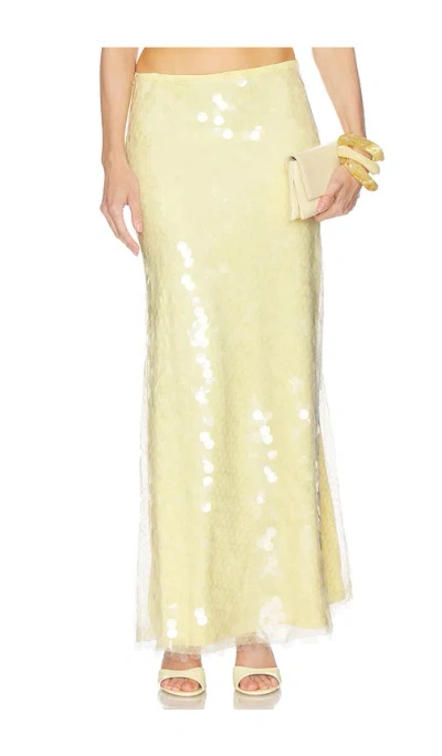 Sndys X Revolve Calliope Maxi Skirt In Green