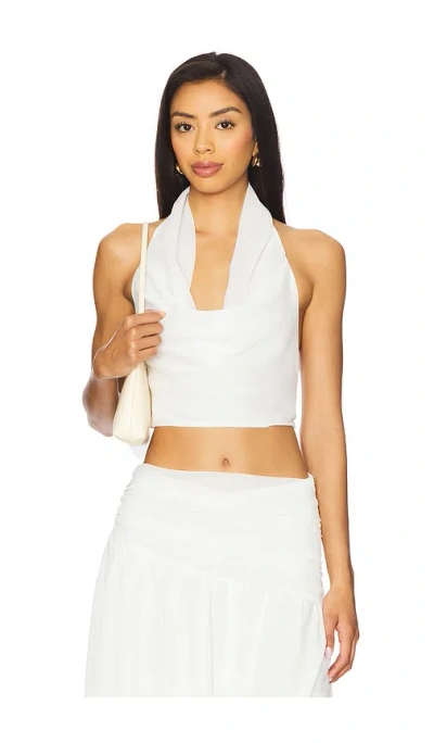 Sndys X Revolve Camelia Cowl Top In White