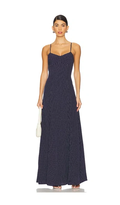 Sndys X Revolve Cassia Maxi Dress In 네이비