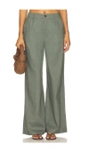 Sndys X Revolve Hale Linen Pant In Green