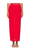 Sndys X Revolve Josefina Skirt In Red