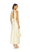 Sndys X Revolve Liora Maxi Dress In 黄油色