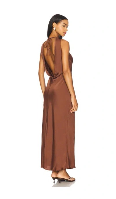 Sndys X Revolve Liora Maxi Dress In Brown