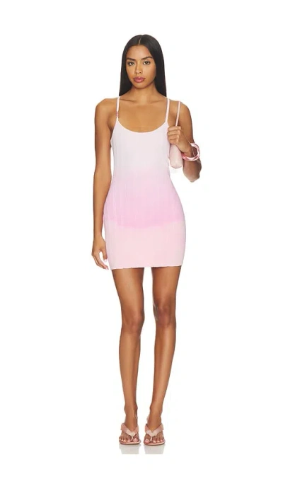 Sndys X Revolve Odessa Knit Mini Dress In Pink