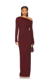 Sndys X Revolve Reyna Maxi Dress In Burgundy