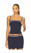 Sndys X Revolve Varsity Top In Blue