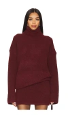 Sndys X Revolve Winnie Jumper In 葡萄酒色
