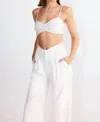Sndys Zadie Bralette In White Stripe