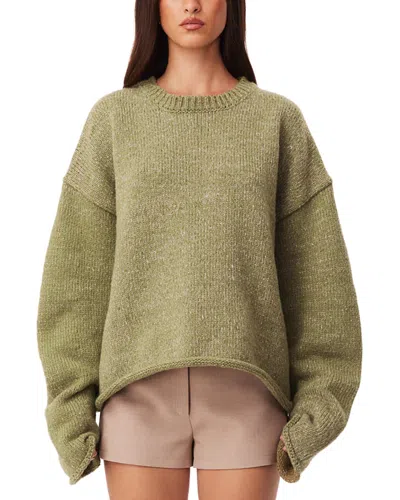 Sndys Zoya Crewneck Sweater In Green