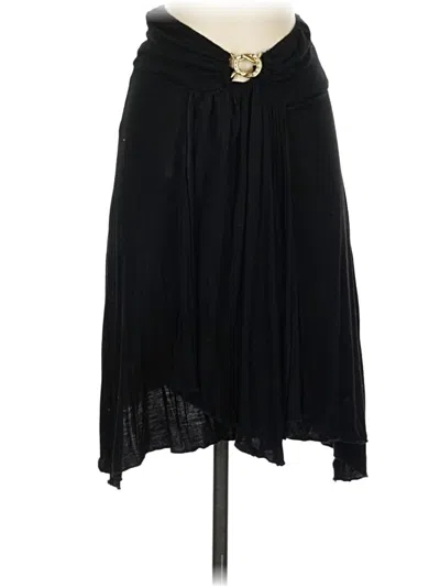 Pre-owned Sneak Peek 3/4 Sleeve Top Black Strapless Neckline Tops