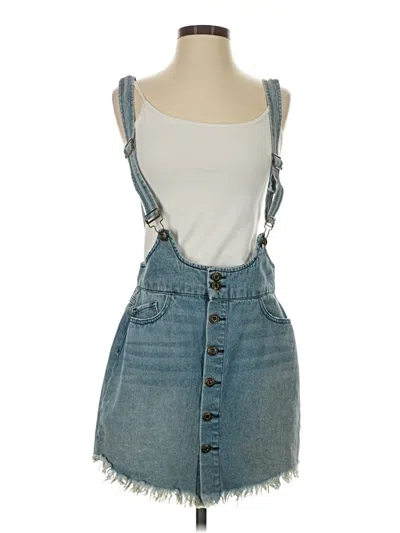 Pre-owned Sneak Peek Casual Dress In Blue