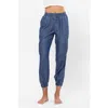 Sneak Peek Denim Cargo Joggers In Blue