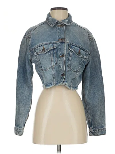 Pre-owned Sneak Peek Denim Jacket In Blue