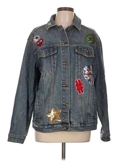 Pre-owned Sneak Peek Denim Jacket In Blue