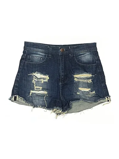 Pre-owned Sneak Peek Denim Shorts In Blue