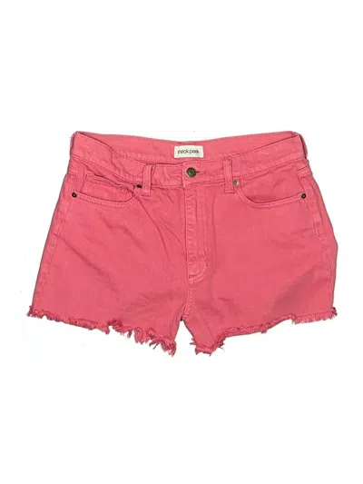 Pre-owned Sneak Peek Denim Shorts In Red