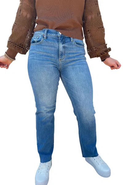 Sneak Peek Indigo Illusion Jeans In Denim In Multi