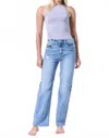 Sneak Peek All-star Mid-rise Straight Leg Jeans In Medium Vintage In Blue