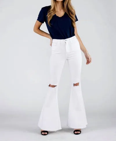 Sneak Peek Not Your Mom's Flare Jean In White