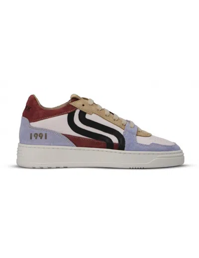 Sneark Leather Sneakers In Blue