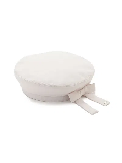 Snidel 2-way Ribbon Beret In White