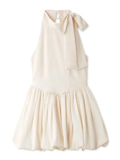 Snidel Balloon Mini Dress In White