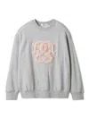 Snidel Boa Logo Sweat Pullover In Gray